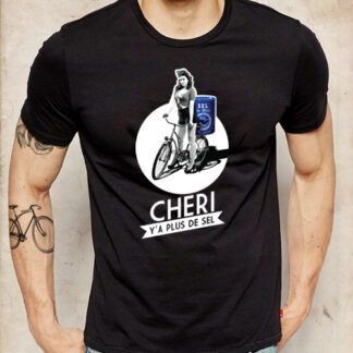 T-shirt  "Chéri y'a plus de sel"